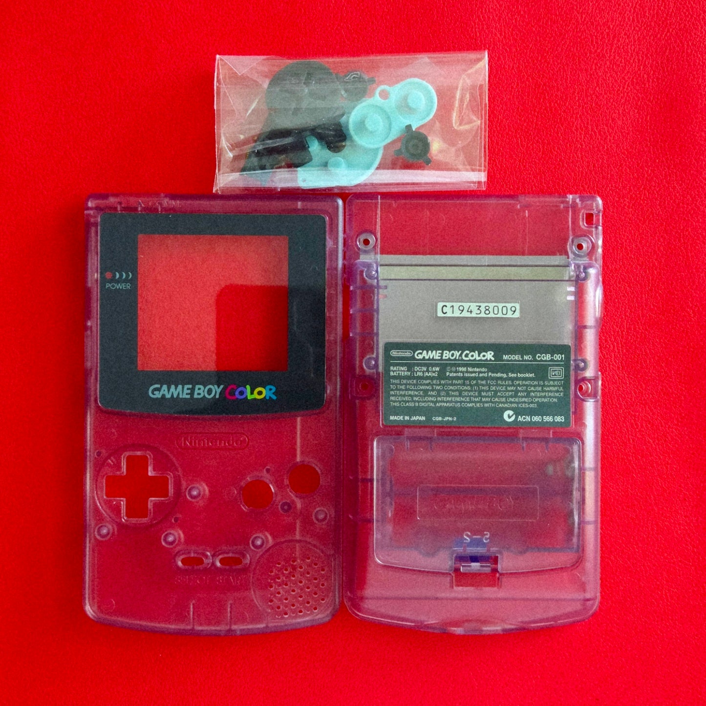 Gameboy Color Shell